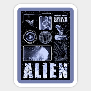 Alien poster Sticker